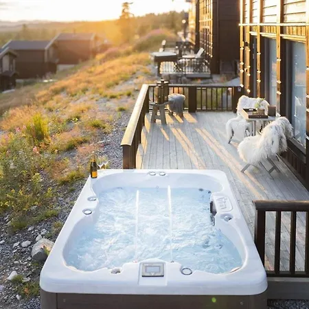 De Norefjell Avec Sauna Et Bain A Remous Noresund